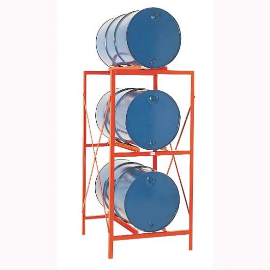 3 Drum Storage Rack - Click Image to Close