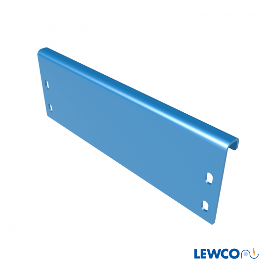 48" Wide Channel End Stop - Click Image to Close