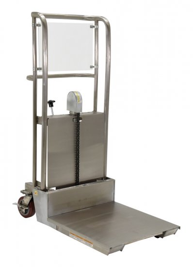 Partially Stainless Manual Hefti Lift - Click Image to Close