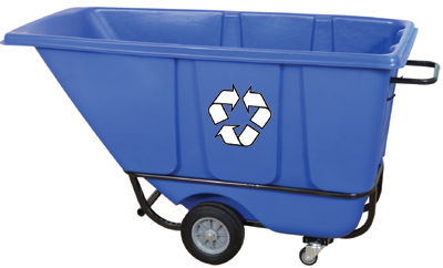1/2 Cu Yd Blue Recycle Tilt Truck - Click Image to Close