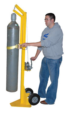 Cylinder Lifter - Rubber Wheels - Click Image to Close