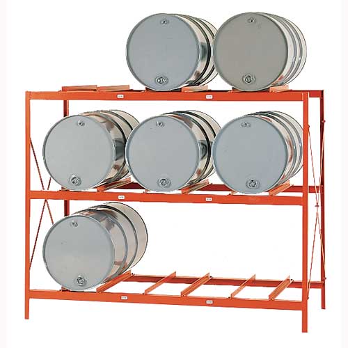 9 Drum Storage Rack - Click Image to Close