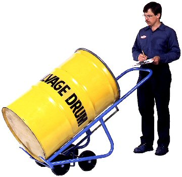 Standard 4-Wheel Drum Truck - Click Image to Close
