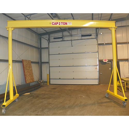 4 Ton Adjustable Height Gantry 8' Span - Click Image to Close