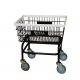 Small Wire Laundry Cart - No Hanger Bar