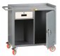 36" Wide Mobile Bench Cabinets w/ Drawers and Doors